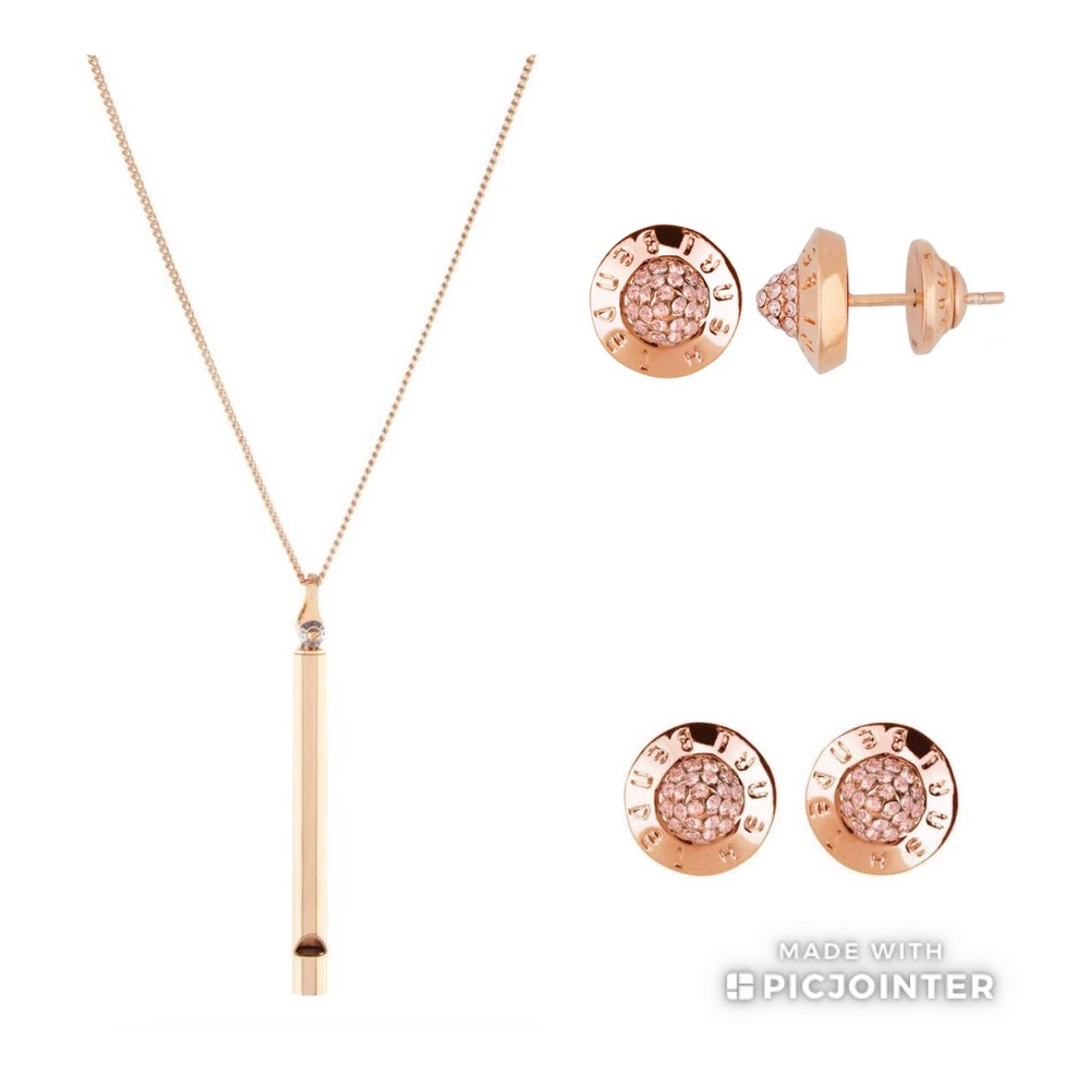 Henri Bendel Rose Gold Jewelry Combo (2 Pieces)